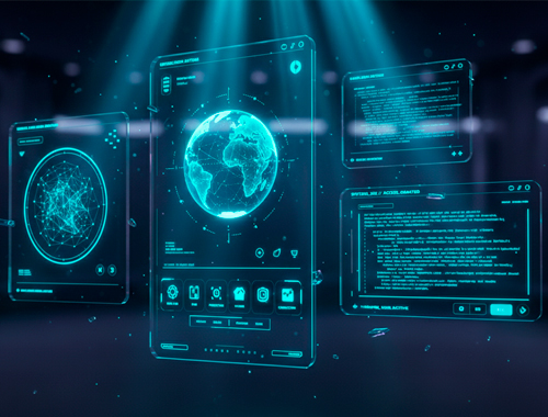 AI Interface Visuals